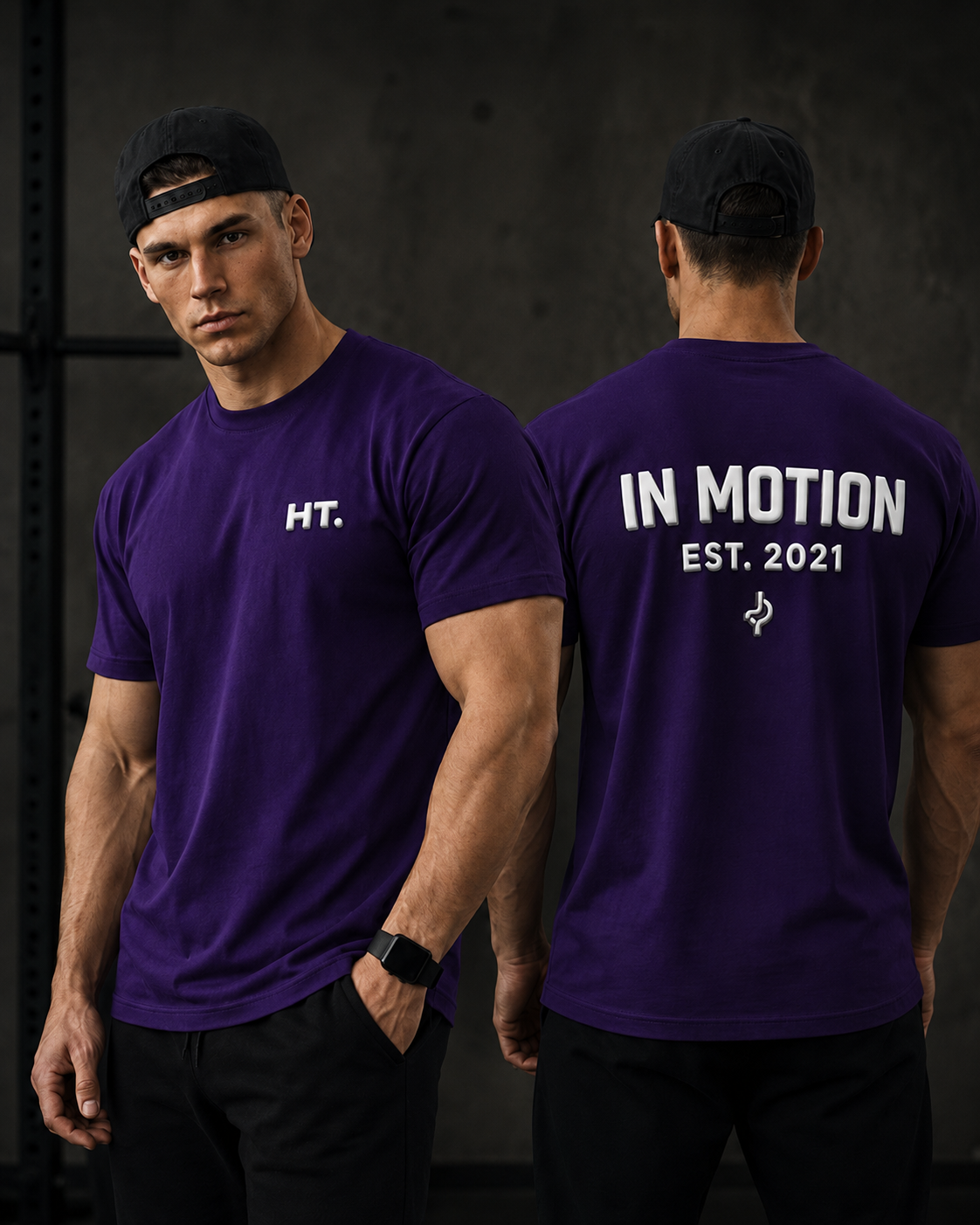 Polera Morada Diseño 3